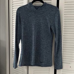 Nike hooded athletic shirt